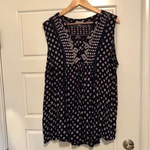 Boutique Medallion Print Top